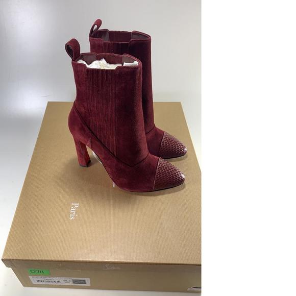 Me in the 90s Snakeskin Tanin Burgundy embossed abstract 100mm d711 - Picture 3 of 12